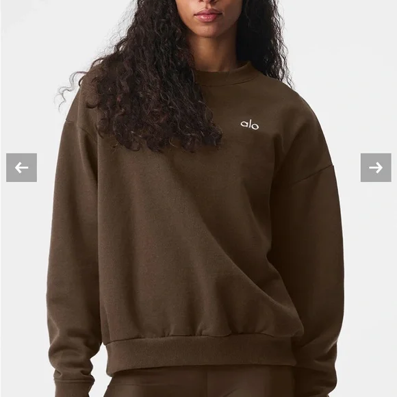 Alo Yoga Accolade Crew Neck Pullover - Picture 1 of 4